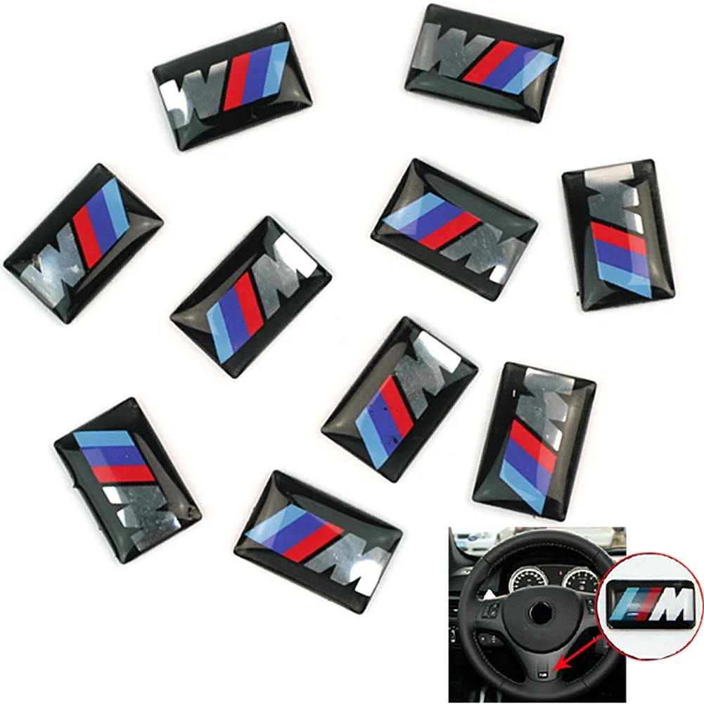 10X 3D PEGATINA PARA COCHE BMW M3 M5 M6 AUTO ADHESIVO