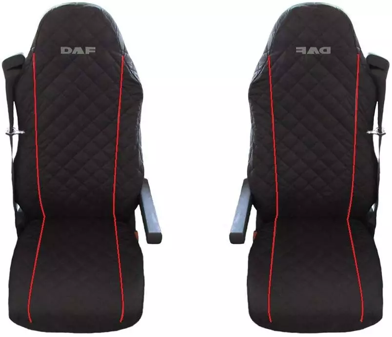 2 X FUNDAS DE ASIENTO PARA CAMION DAF