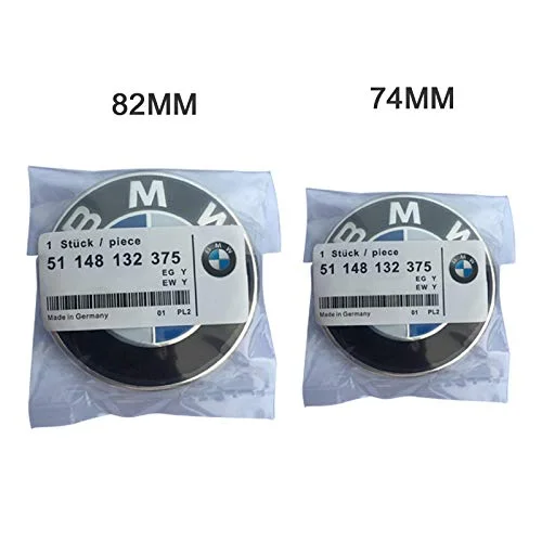 🔥 Emblema BMW capó 82mm y maletero 74mm