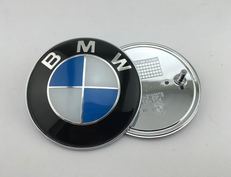 🔥 Emblema BMW azul y blanco de 82mm para el capó.