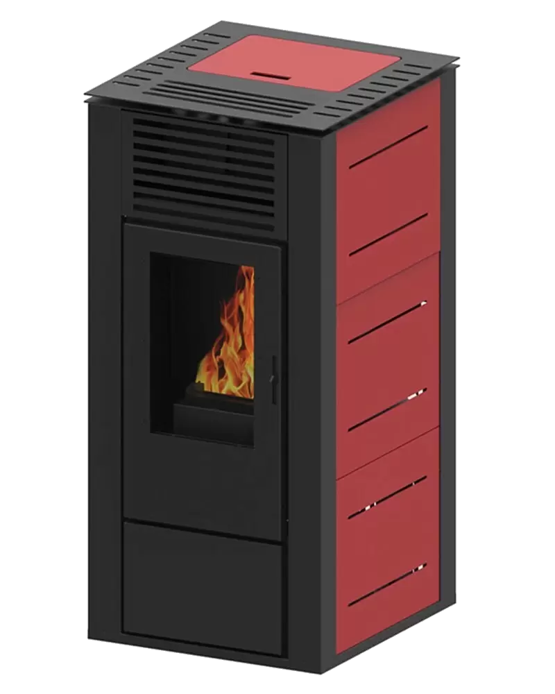 ESTUFA DE PELLETS DE AIRE CANALIZABLE - 14KW - 120M