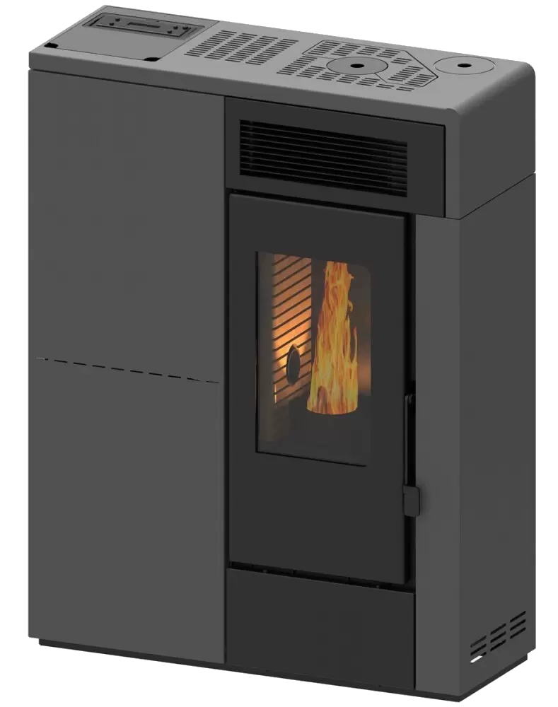 CALEFACCIóN DE PELLETS PASILLO CANALIZABLE - 13KW - 110M