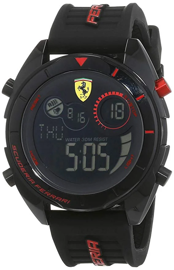 SCUDERIA FERRARI RELOJ ANALóGICO-DIGITAL PARA HOMBRE CORREA EN SILICONA 830548
